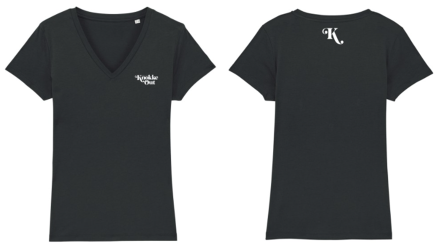 T-shirt femme col en V